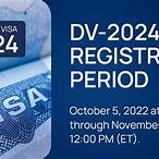 dv lottery 2024 registration period